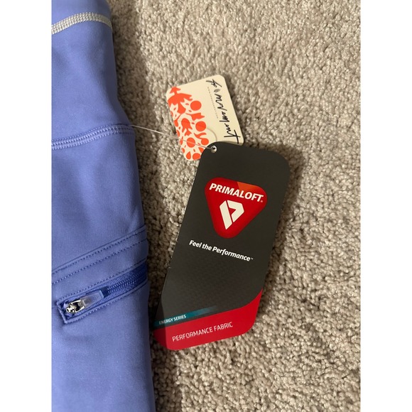 Free‎ People Primaloft Energy Series Blue Athletic Leggings XS Zip Ankle Pockets - Picture 2 of 8
